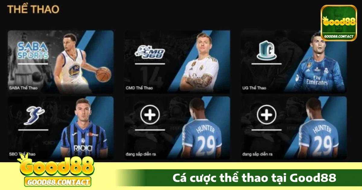 Thể thao Good88 2 Các môn thể thao Good88 nổi bật