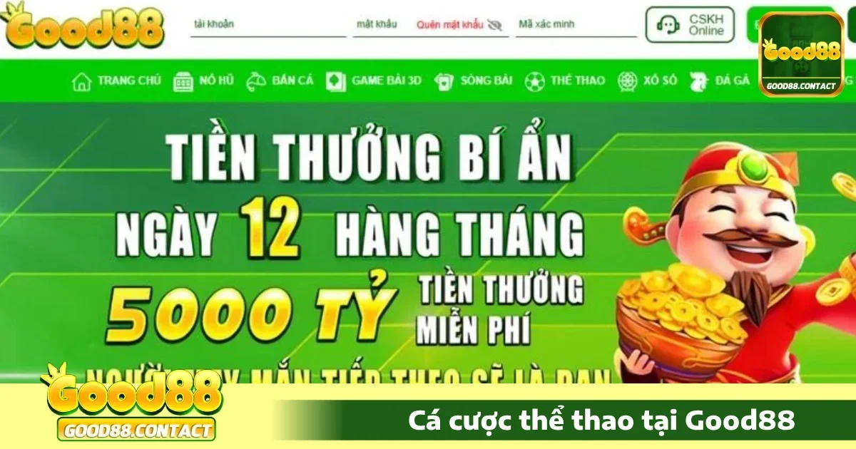 Thể thao Good88 4 Ưu đãi độc quyền tại Thể thao Good88